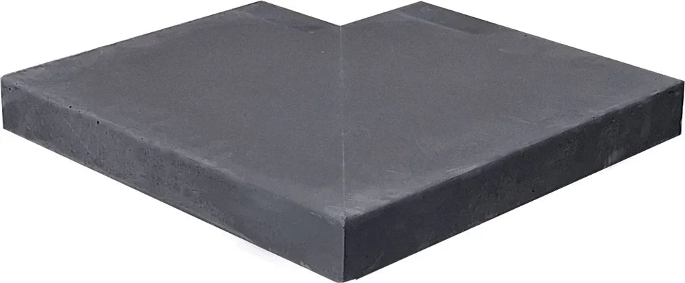 30 cm breed - hoekstuk vlak - Betonfabriek.nl