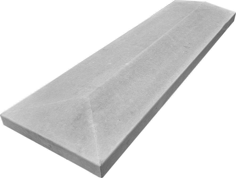 30 cm breed - eindstuk 100 x 30 cm - 3-zijdig aflopend