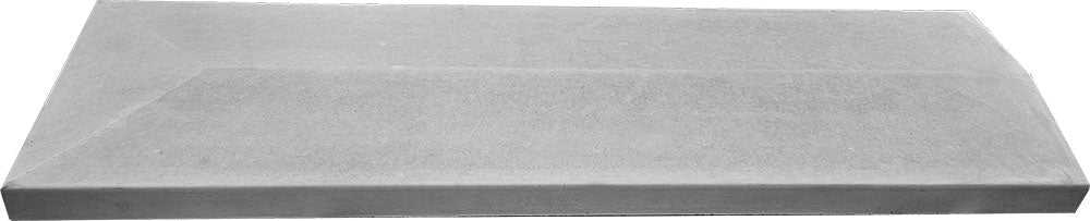 30 cm breed - eindstuk 100 x 30 cm - 3-zijdig aflopend