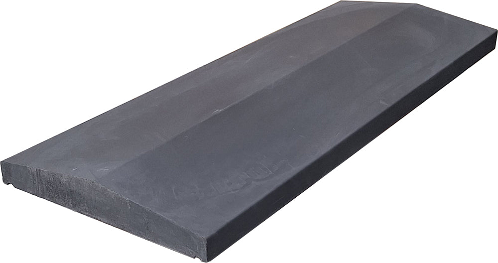 37 cm breed - tussenstuk 100 x 37 cm tweezijdig aflopend
