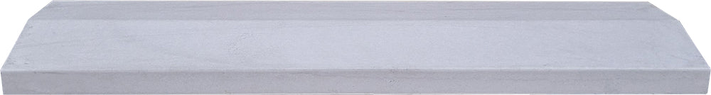 37 cm breed - tussenstuk 100 x 37 cm tweezijdig aflopend