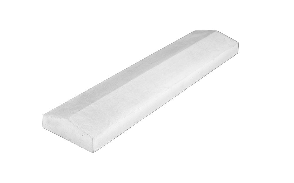 14 cm brede muurafdekker - tussenstuk 61 x 14 cm - 2-zijdig aflopend