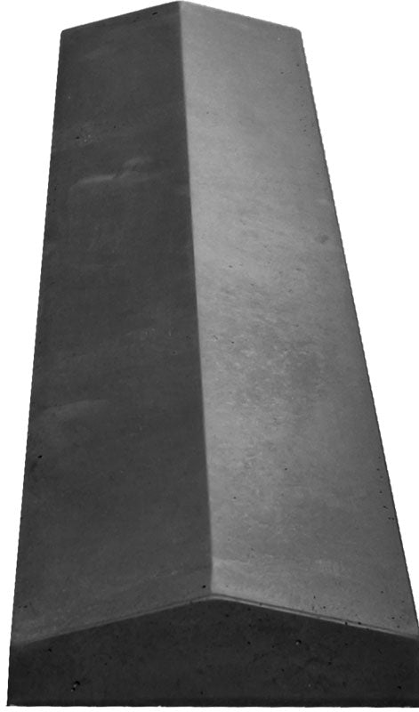 14 cm brede muurafdekker - tussenstuk 61 x 14 cm - 2-zijdig aflopend