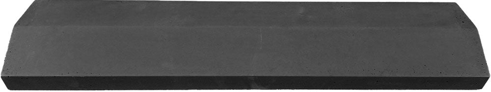 14 cm brede muurafdekker - tussenstuk 61 x 14 cm - 2-zijdig aflopend