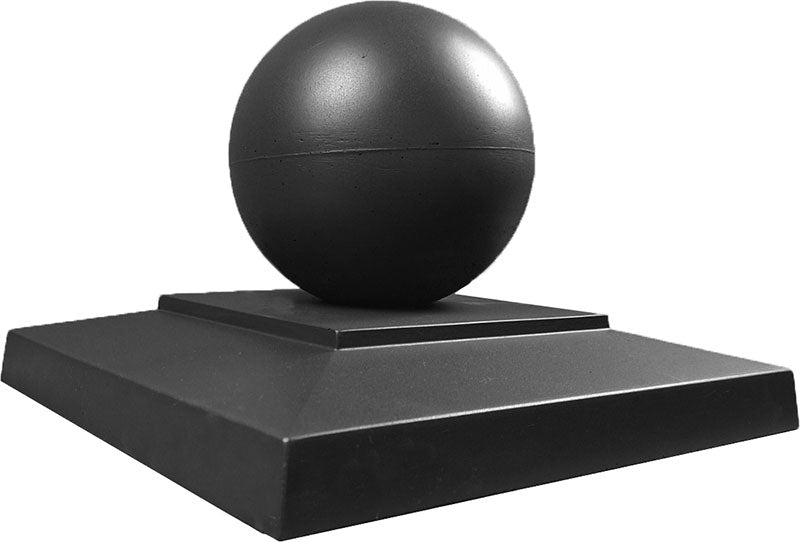 Paalmuts beton met schroefhuls 38,5 x 38,5 cm