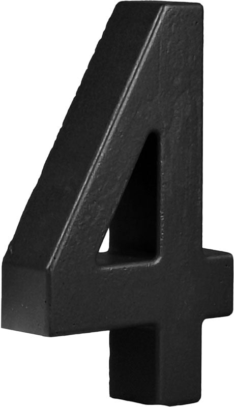 Betonnen Huisnummer 4