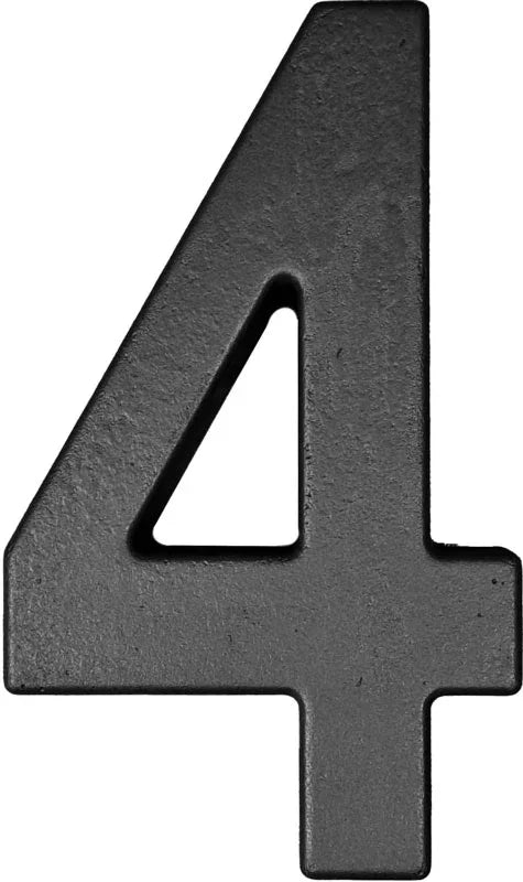 Betonnen Huisnummer 4 - Betonfabriek.nl