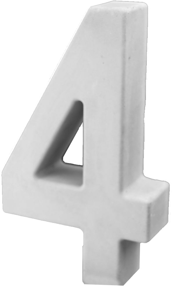 Betonnen Huisnummer 4