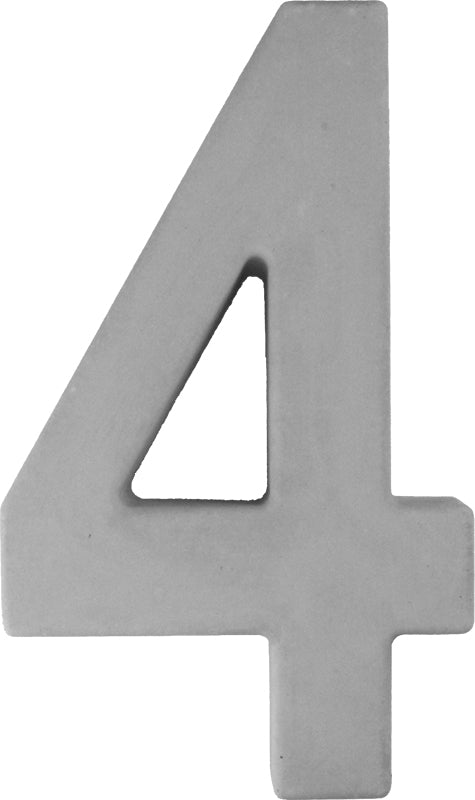 Betonnen Huisnummer 4