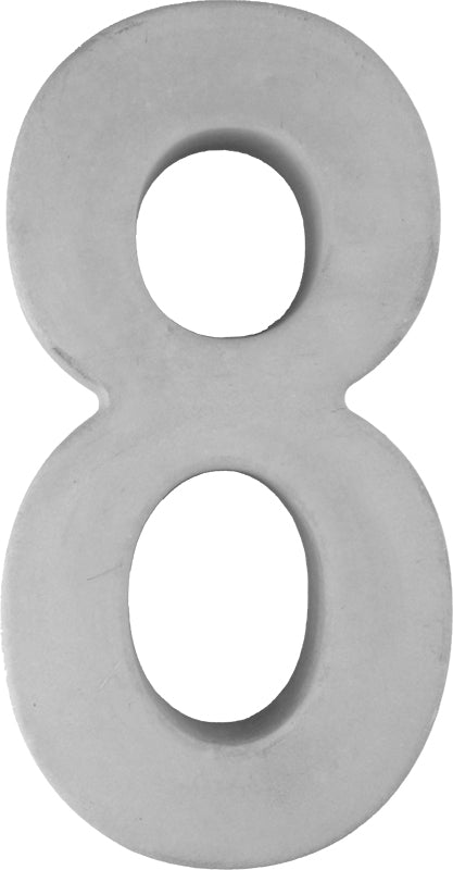 Betonnen Huisnummer 8