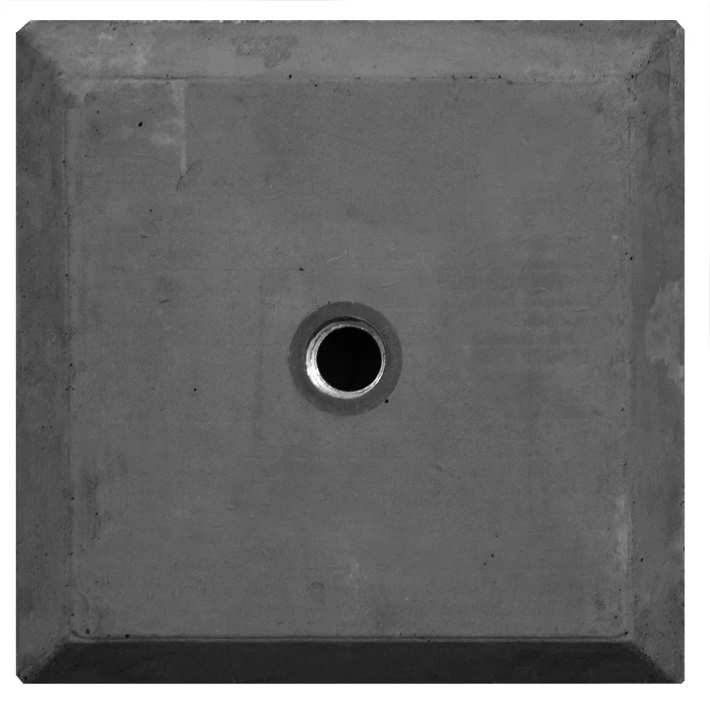 Poer M20 XL Recht | 22x22x40 cm - Betonfabriek.nl