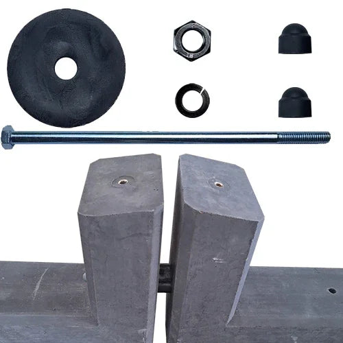 koppelset voor oost-westopstelling van zonnepanelen op platte daken met de betonnen solarsteunen van betonfabriek.nl