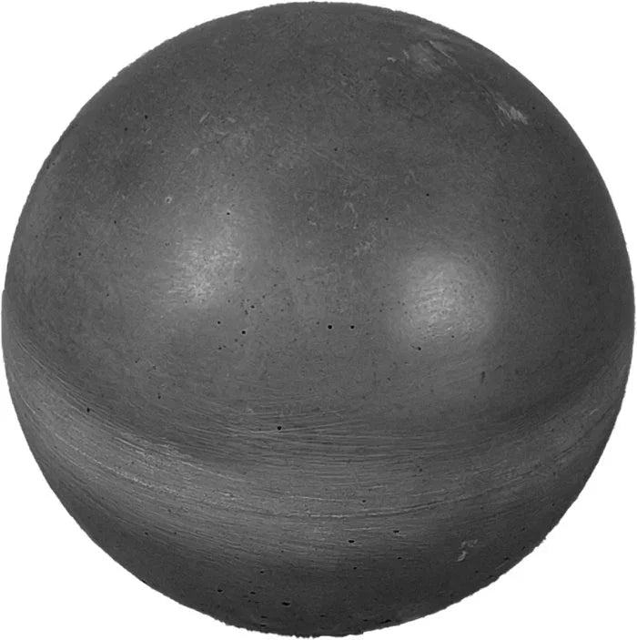 Betonnen sierbol 210 mm doorsnede met schroefhuls M10 - Betonfabriek.nl