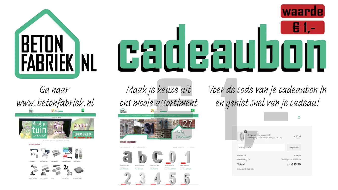 Betonfabriek.nl CADEAUBON - Betonfabriek.nl