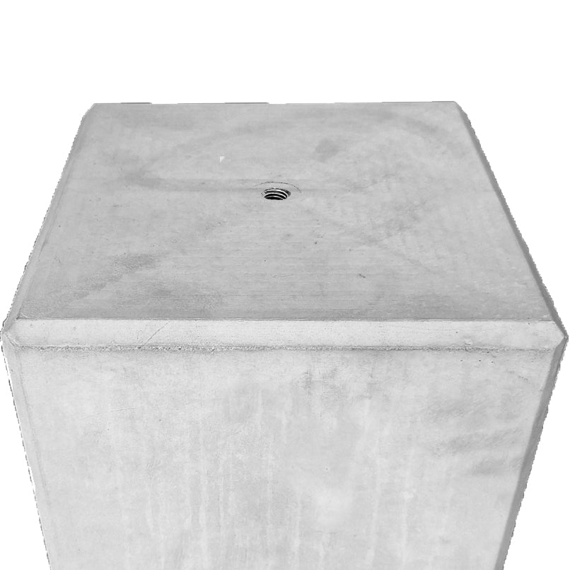 Betonnen Kubuspoer 30x30x20 cm met ingestorte M12 insert