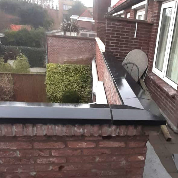 26 cm breed - tussenstuk 100 x 26 cm - 2-zijdig aflopend
