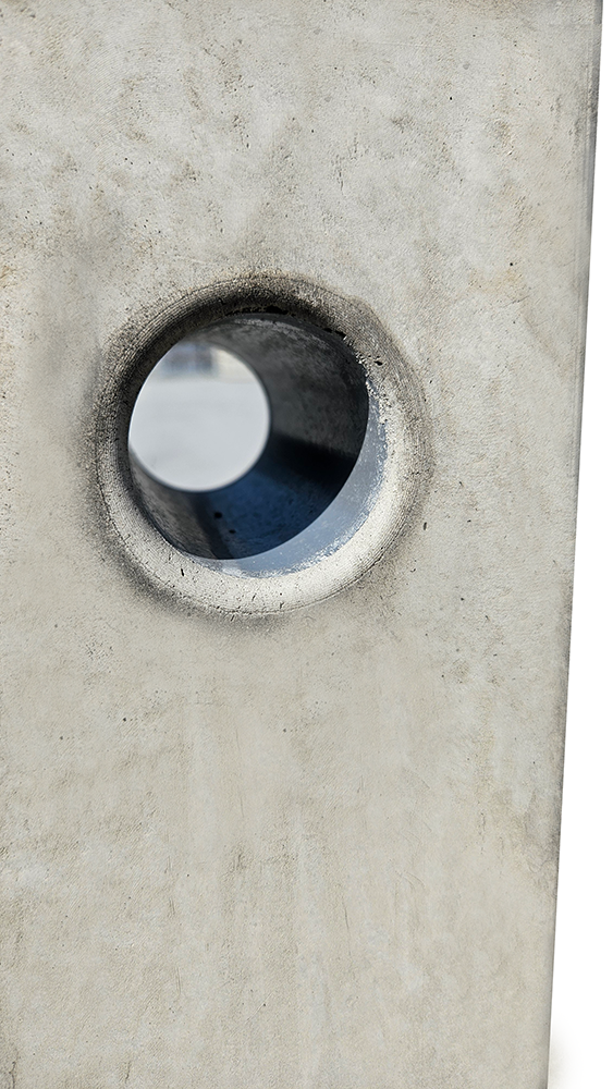 Plantsoenpaal beton - 100 x 12 x 12