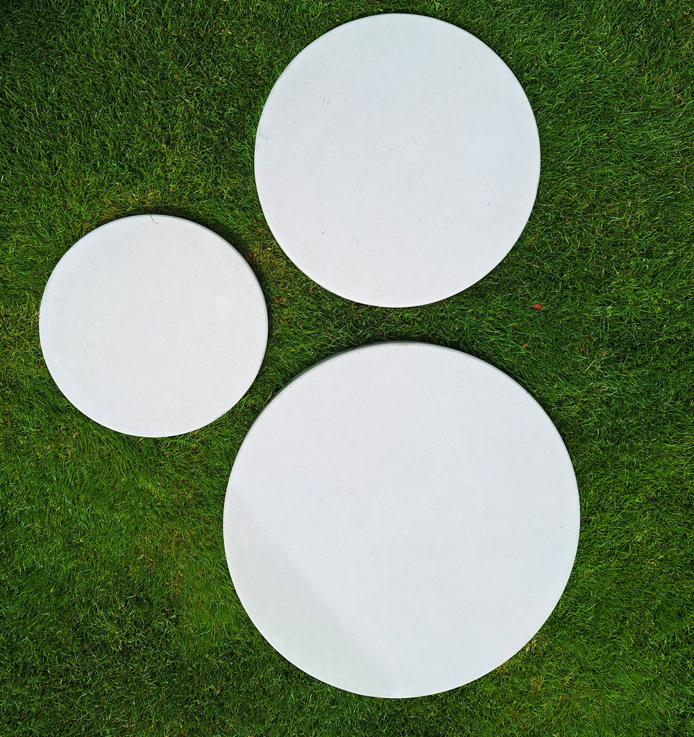 Betonnen Stapsteen Rond 35, 45 of 58 cm | Perfect voor Elk Tuinpad