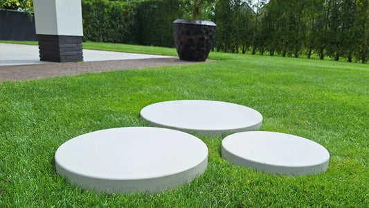 7 stijlvolle tuinideeën met betonnen stapstenen - Betonfabriek.nl