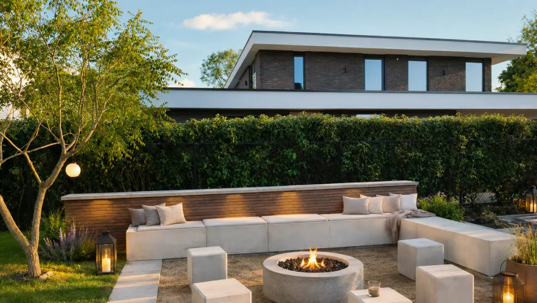 Betonnen tuinbanken en tafels: de perfecte zomeropstelling - Betonfabriek.nl