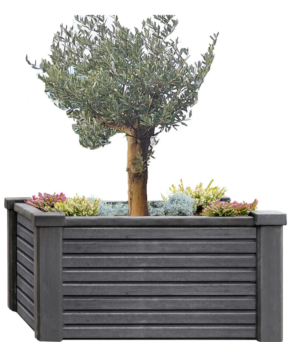 Betonnen Bloembak 1 x 1 meter | Betonfabriek.nl