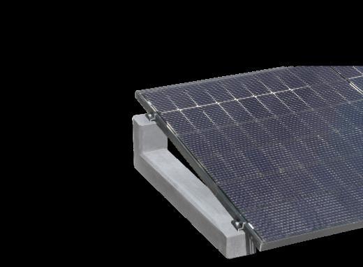 Betonnen zonnepaneelsteunen | 6 graden | 10 graden | 15 graden | Betonfabriek.nl