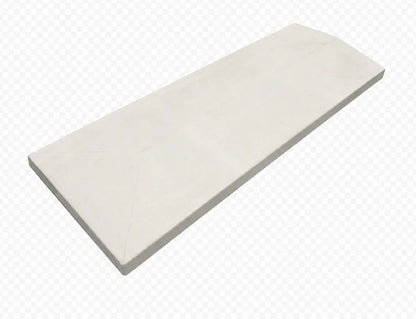 37 cm breed - eindstuk 100 x 37 cm - 3-zijdig aflopend