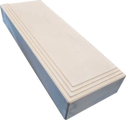 Betonnen Bloktreden - recht en hoek - met anti-slip - 100 x 35 x 15 cm