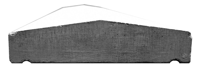 Muurafdekker 2-zijdig (tussen) 100 x 37 cm