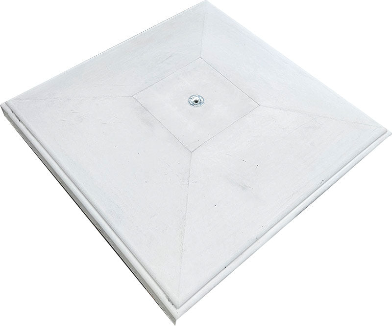 Paalmuts / Penantafdekker Luxe 60 x 60 cm VLAKKE KOP